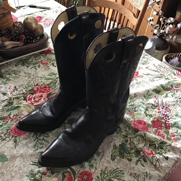 Mens Durango Cowboy Boots - Cowboy Time - Size 10 1/2 D - Nice Dress Boots - Picture 1 of 10